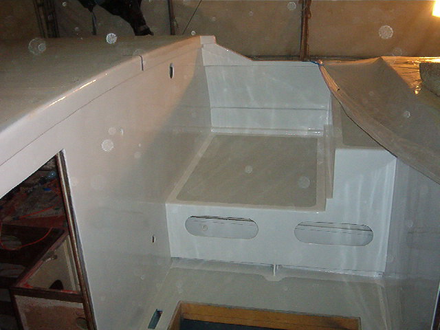 Cockpit area, looking starboard