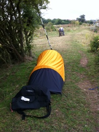 Tent and horse