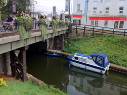 Parked under the bridge